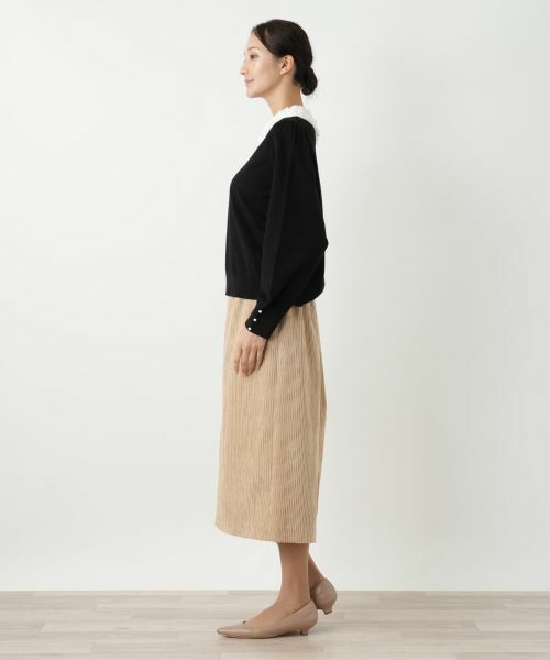 Leilian PLUS HOUSE / レリアンプラスハウス ニット・セーター | 衿付きニット【NEMIKA】 | 詳細2