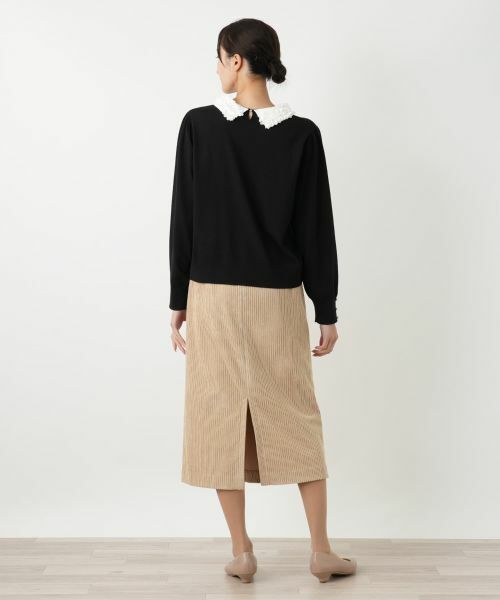 Leilian PLUS HOUSE / レリアンプラスハウス ニット・セーター | 衿付きニット【NEMIKA】 | 詳細3