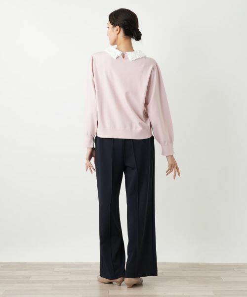 Leilian PLUS HOUSE / レリアンプラスハウス ニット・セーター | 衿付きニット【NEMIKA】 | 詳細6