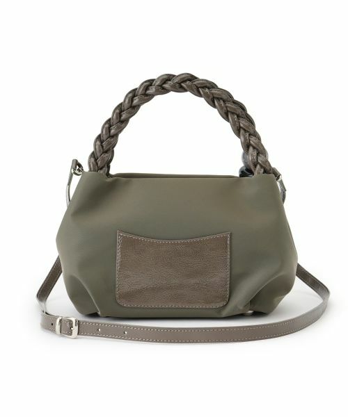 Leilian PLUS HOUSE/レリアンプラスハウス 2WAYミニボストンバッグ【LANZETTI】 カーキ系 その他 Leilian PLUS HOUSE/レリアンプラスハウス 2WAYミニボストンバッグ【LANZETTI】 カーキ系 その他