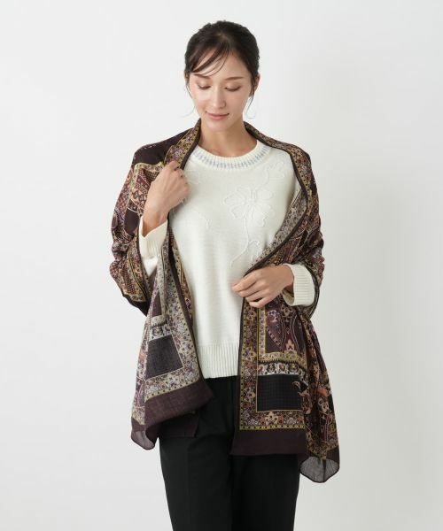 Leilian PLUS HOUSE / レリアンプラスハウス マフラー・ショール・スヌード・ストール | ストール【FASAC】 | 詳細3