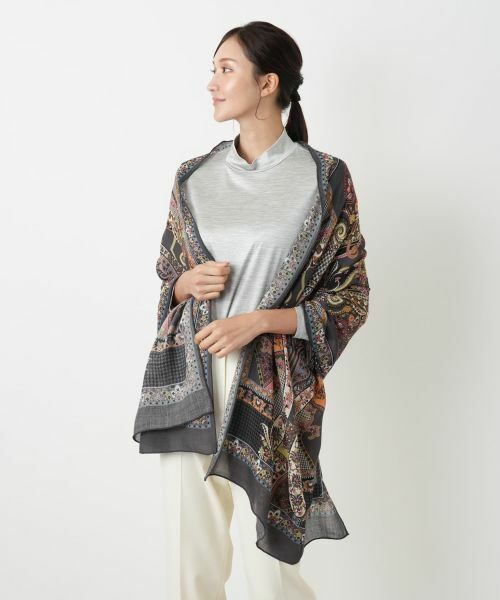 Leilian PLUS HOUSE / レリアンプラスハウス マフラー・ショール・スヌード・ストール | ストール【FASAC】 | 詳細5