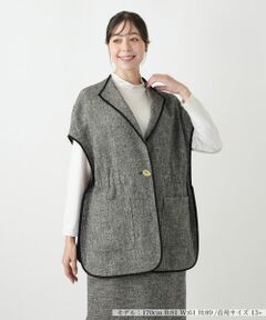 Leilian PLUS HOUSE / レリアンプラスハウス テーラードジャケット | ベスト【ROCHAS Premiere】