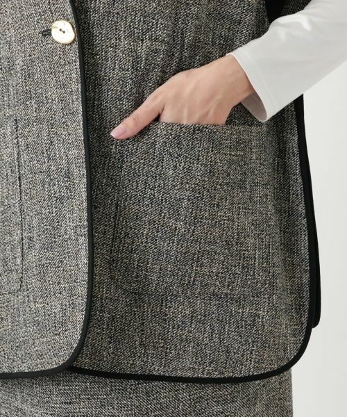 Leilian PLUS HOUSE / レリアンプラスハウス テーラードジャケット | ベスト【ROCHAS Premiere】 | 詳細12