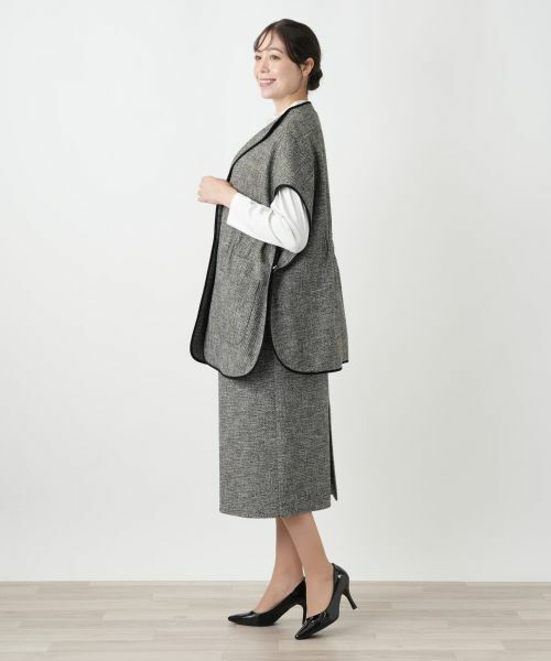 Leilian PLUS HOUSE / レリアンプラスハウス テーラードジャケット | ベスト【ROCHAS Premiere】 | 詳細2