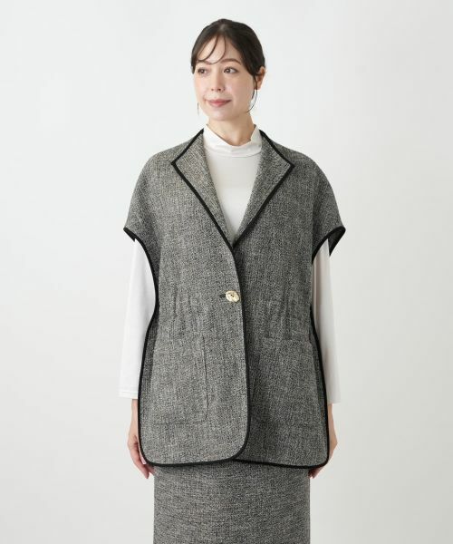 Leilian PLUS HOUSE / レリアンプラスハウス テーラードジャケット | ベスト【ROCHAS Premiere】 | 詳細5