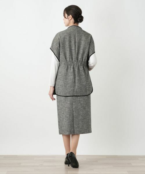 Leilian PLUS HOUSE / レリアンプラスハウス ミニ・ひざ丈スカート | タイトスカート【ROCHAS Premiere】 | 詳細3