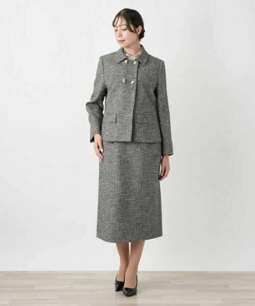 Leilian PLUS HOUSE / レリアンプラスハウス ミニ・ひざ丈スカート | タイトスカート【ROCHAS Premiere】 | 詳細4