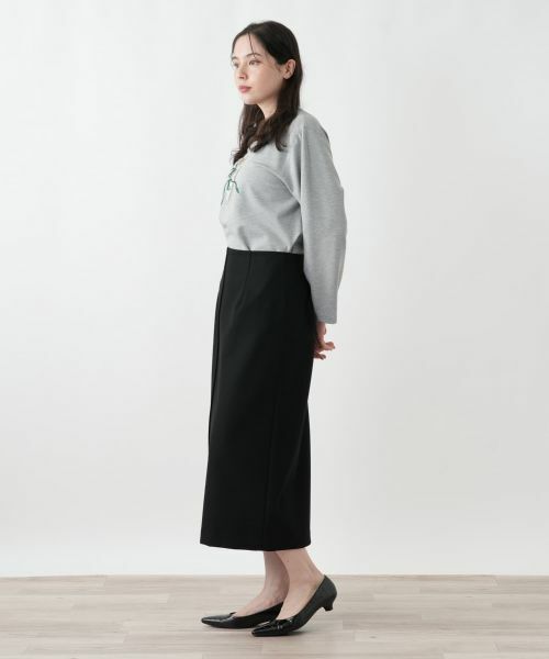 Leilian PLUS HOUSE / レリアンプラスハウス ミニ・ひざ丈スカート | タイトスカート【NEMIKA】 | 詳細2