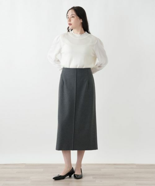 Leilian PLUS HOUSE / レリアンプラスハウス ミニ・ひざ丈スカート | タイトスカート【NEMIKA】 | 詳細7