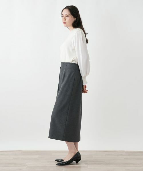 Leilian PLUS HOUSE / レリアンプラスハウス ミニ・ひざ丈スカート | タイトスカート【NEMIKA】 | 詳細8