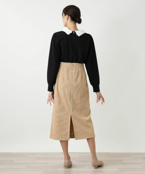 Leilian PLUS HOUSE / レリアンプラスハウス ミニ・ひざ丈スカート | タイトスカート【NEMIKA】 | 詳細3