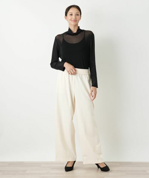 Leilian PLUS HOUSE / レリアンプラスハウス その他パンツ | ワイドパンツ【NEMIKA】 | 詳細1