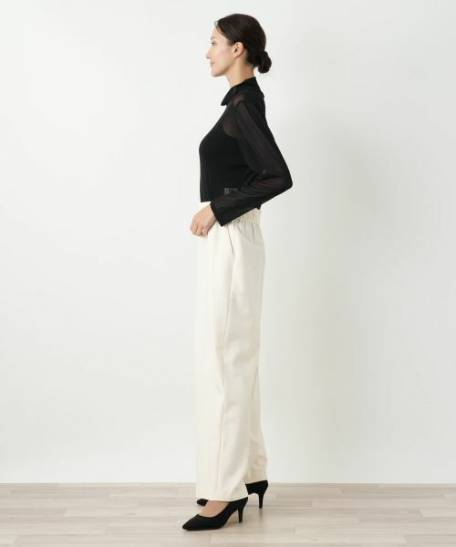 Leilian PLUS HOUSE / レリアンプラスハウス その他パンツ | ワイドパンツ【NEMIKA】 | 詳細2