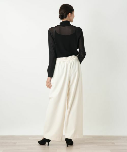 Leilian PLUS HOUSE / レリアンプラスハウス その他パンツ | ワイドパンツ【NEMIKA】 | 詳細3