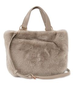 Leilian PLUS HOUSE / レリアンプラスハウス ハンドバッグ | 2WAYフェイクファーバッグ