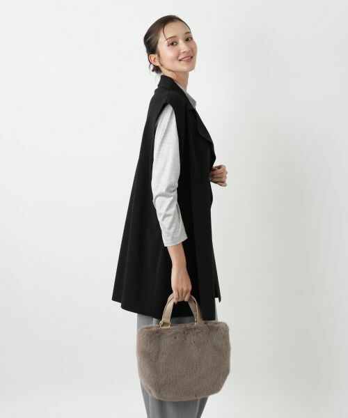 Leilian PLUS HOUSE / レリアンプラスハウス ハンドバッグ | 2WAYフェイクファーバッグ | 詳細10