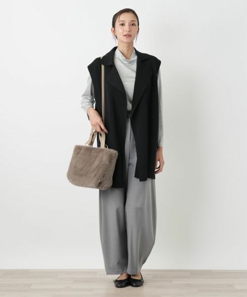 Leilian PLUS HOUSE / レリアンプラスハウス ハンドバッグ | 2WAYフェイクファーバッグ | 詳細9