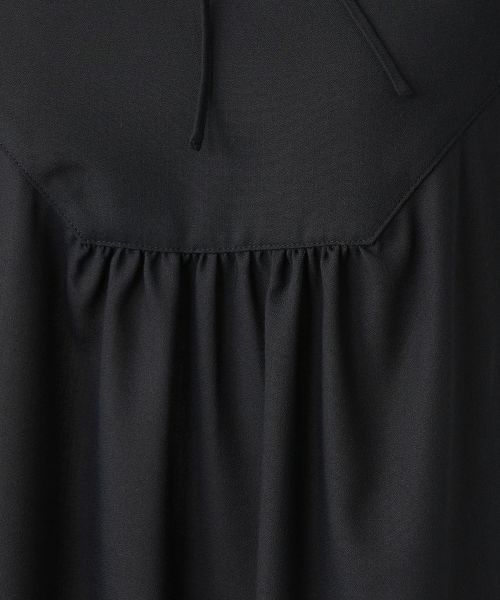 Leilian PLUS HOUSE / レリアンプラスハウス ドレス | キーネックフレアスリーブワンピース【BOURGE】 | 詳細13