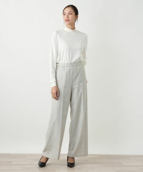 Leilian PLUS HOUSE / レリアンプラスハウス その他パンツ | ワイドパンツ【NEMIKA】 | 詳細1