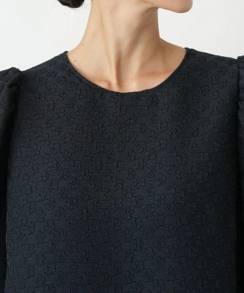 Leilian PLUS HOUSE / レリアンプラスハウス ドレス | バルーンスリーブワンピース【NEMIKA】 | 詳細10