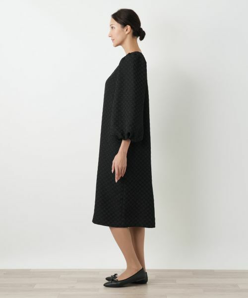 Leilian PLUS HOUSE / レリアンプラスハウス ドレス | バルーンスリーブワンピース【NEMIKA】 | 詳細2