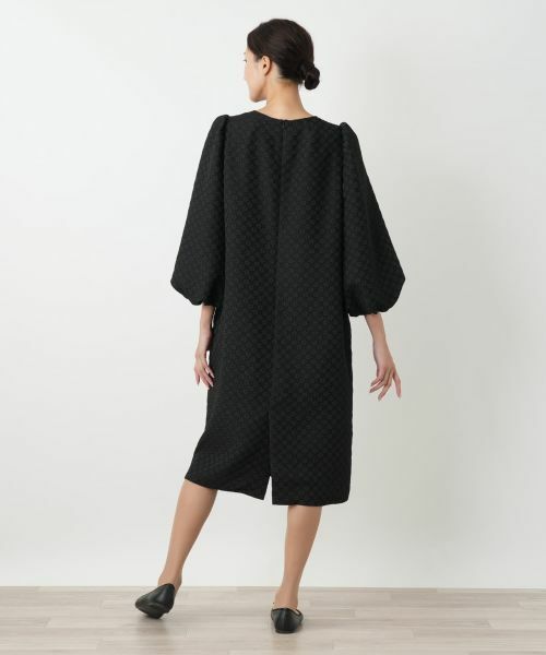 Leilian PLUS HOUSE / レリアンプラスハウス ドレス | バルーンスリーブワンピース【NEMIKA】 | 詳細3