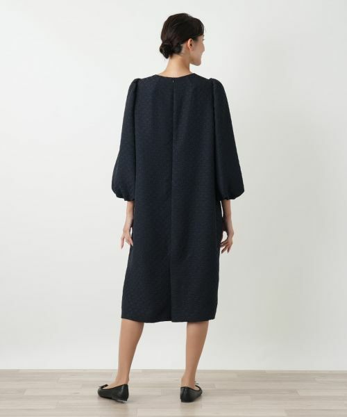 Leilian PLUS HOUSE / レリアンプラスハウス ドレス | バルーンスリーブワンピース【NEMIKA】 | 詳細6