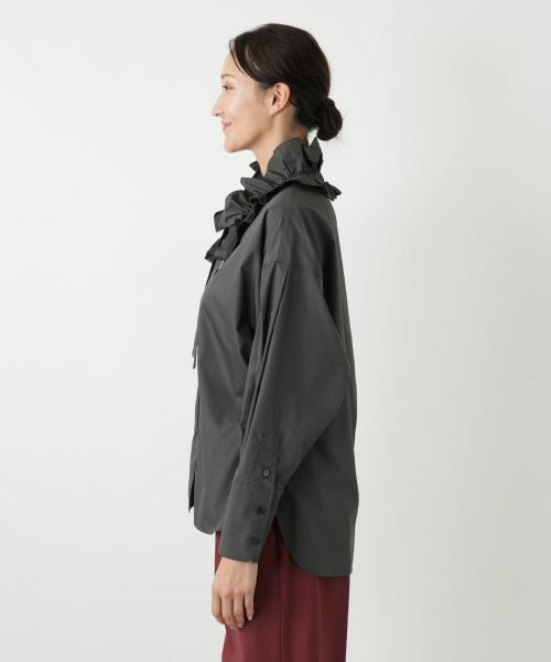 Leilian PLUS HOUSE / レリアンプラスハウス シャツ・ブラウス | フリルカラーボウタイブラウス【NEMIKA】 | 詳細11