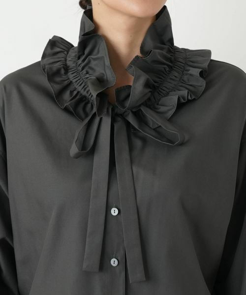 Leilian PLUS HOUSE / レリアンプラスハウス シャツ・ブラウス | フリルカラーボウタイブラウス【NEMIKA】 | 詳細13