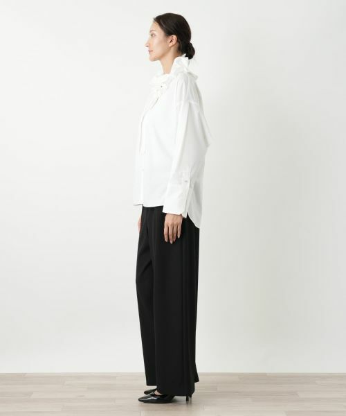 Leilian PLUS HOUSE / レリアンプラスハウス シャツ・ブラウス | フリルカラーボウタイブラウス【NEMIKA】 | 詳細2