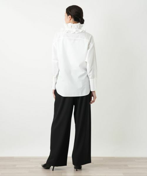 Leilian PLUS HOUSE / レリアンプラスハウス シャツ・ブラウス | フリルカラーボウタイブラウス【NEMIKA】 | 詳細3