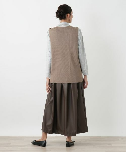 Leilian PLUS HOUSE / レリアンプラスハウス テーラードジャケット | ベスト【NEMIKA】 | 詳細3