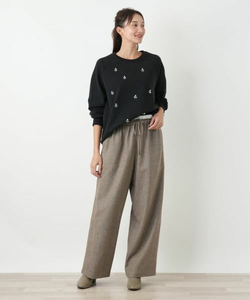 Leilian PLUS HOUSE / レリアンプラスハウス その他パンツ | ワイドパンツ【NEMIKA】 | 詳細12