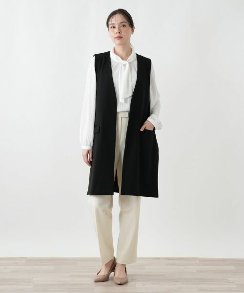 Leilian PLUS HOUSE / レリアンプラスハウス テーラードジャケット | ストレッチジレ | 詳細1