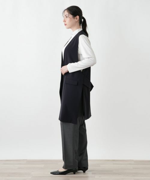 Leilian PLUS HOUSE / レリアンプラスハウス テーラードジャケット | ストレッチジレ | 詳細5