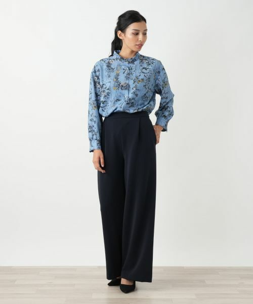 Leilian PLUS HOUSE / レリアンプラスハウス その他パンツ | ストレッチワイドパンツ | 詳細11