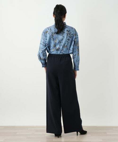 Leilian PLUS HOUSE / レリアンプラスハウス その他パンツ | ストレッチワイドパンツ | 詳細13