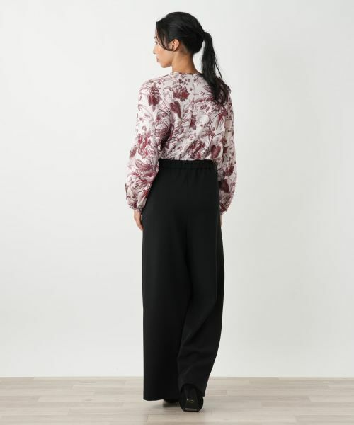 Leilian PLUS HOUSE / レリアンプラスハウス その他パンツ | ストレッチワイドパンツ | 詳細3