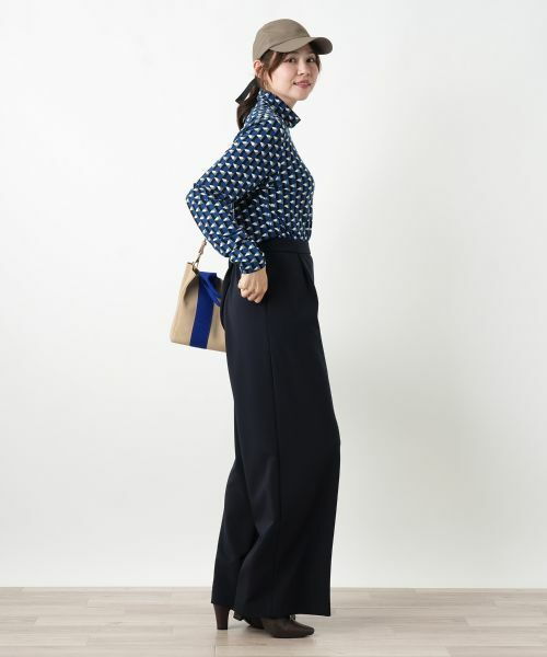 Leilian PLUS HOUSE / レリアンプラスハウス その他パンツ | ストレッチワイドパンツ | 詳細5