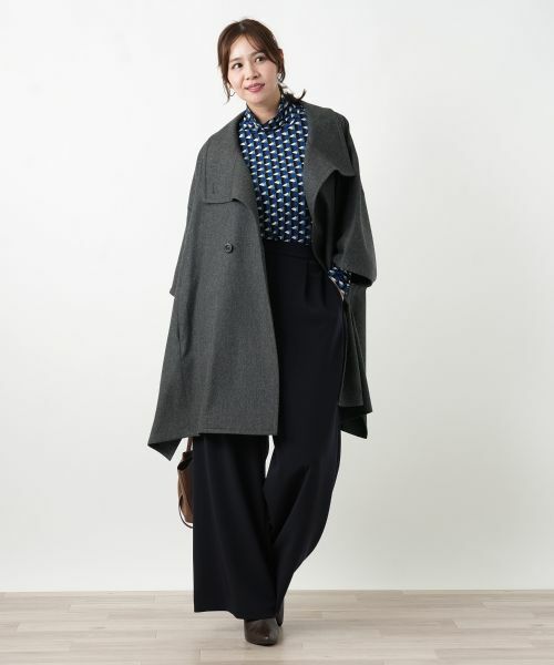 Leilian PLUS HOUSE / レリアンプラスハウス その他パンツ | ストレッチワイドパンツ | 詳細6