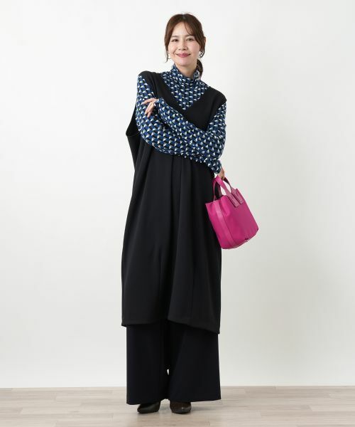 Leilian PLUS HOUSE / レリアンプラスハウス その他パンツ | ストレッチワイドパンツ | 詳細9