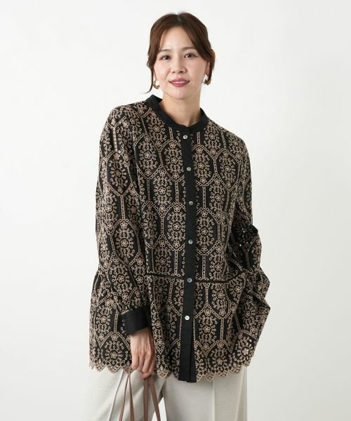 Leilian PLUS HOUSE / レリアンプラスハウス シャツ・ブラウス | ブラウス【プラス企画】 | 詳細1