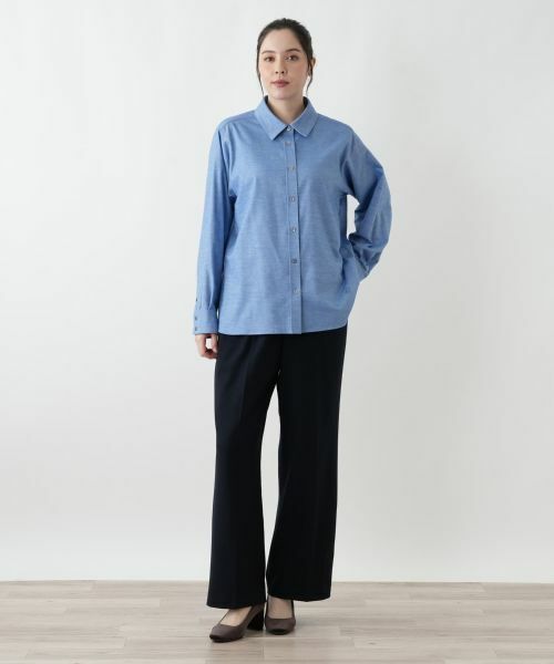 Leilian PLUS HOUSE / レリアンプラスハウス シャツ・ブラウス | レギュラーカラーブラウス | 詳細1