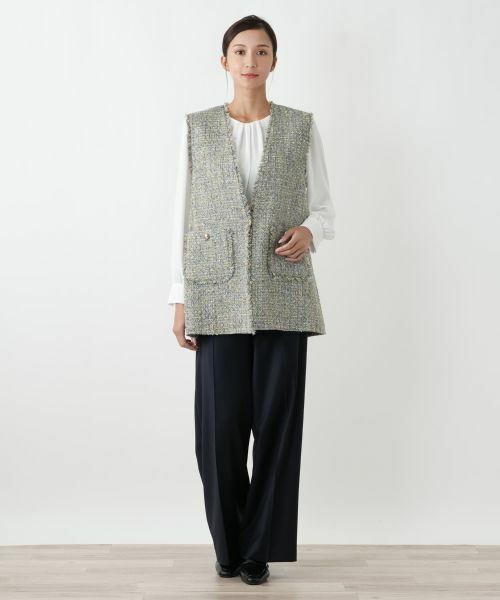 Leilian PLUS HOUSE / レリアンプラスハウス テーラードジャケット | ベスト【BOURGE】 | 詳細1