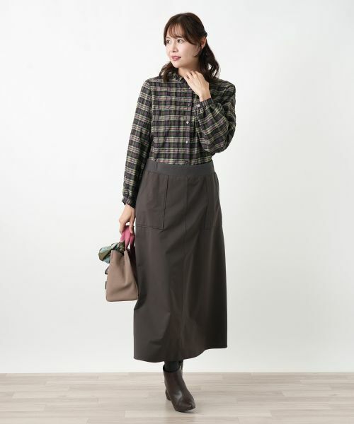 Leilian PLUS HOUSE / レリアンプラスハウス ミニ・ひざ丈スカート | スカート【プラス企画】 | 詳細1