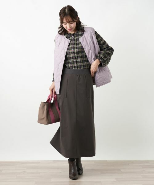 Leilian PLUS HOUSE / レリアンプラスハウス ミニ・ひざ丈スカート | スカート【プラス企画】 | 詳細4