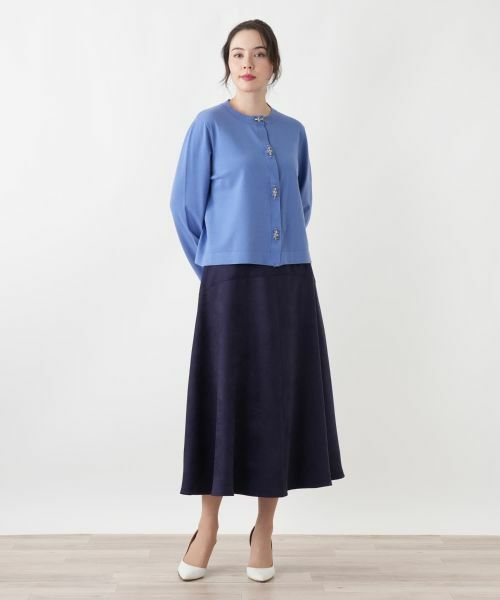 Leilian PLUS HOUSE / レリアンプラスハウス ミニ・ひざ丈スカート | フレアスカート | 詳細1