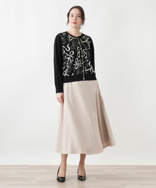 Leilian PLUS HOUSE / レリアンプラスハウス ミニ・ひざ丈スカート | フレアスカート | 詳細4