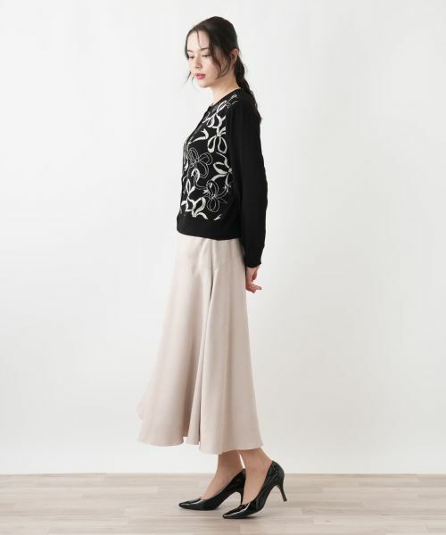 Leilian PLUS HOUSE / レリアンプラスハウス ミニ・ひざ丈スカート | フレアスカート | 詳細5